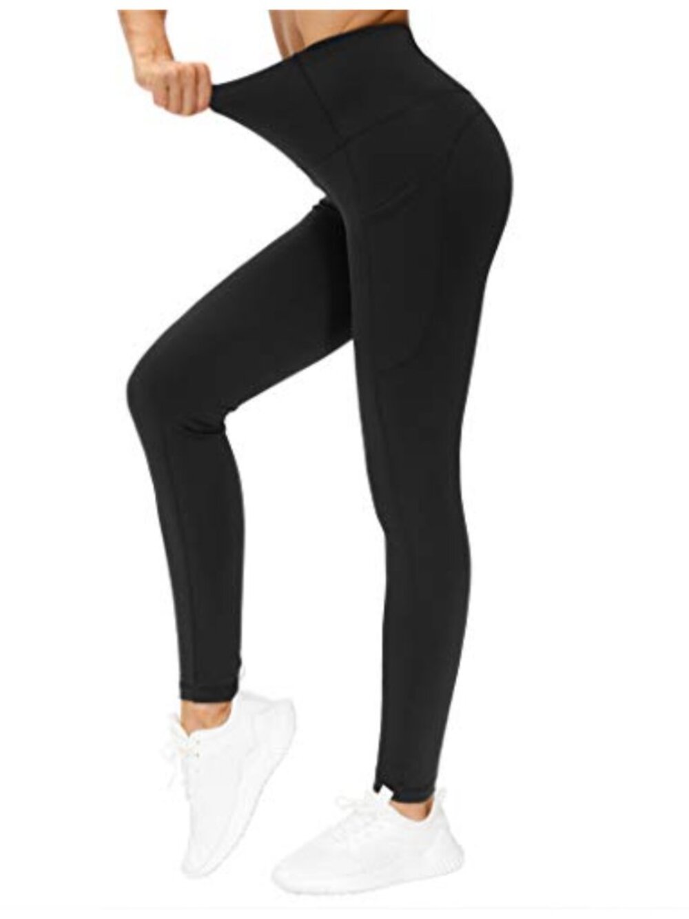 High Waist Yoga Leggings Tummy Control Workout Pants with Pockets